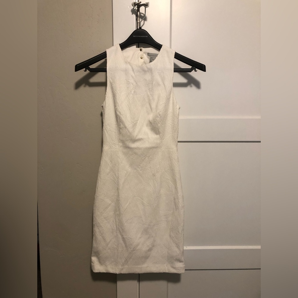 H&M white mini dress. Size 4